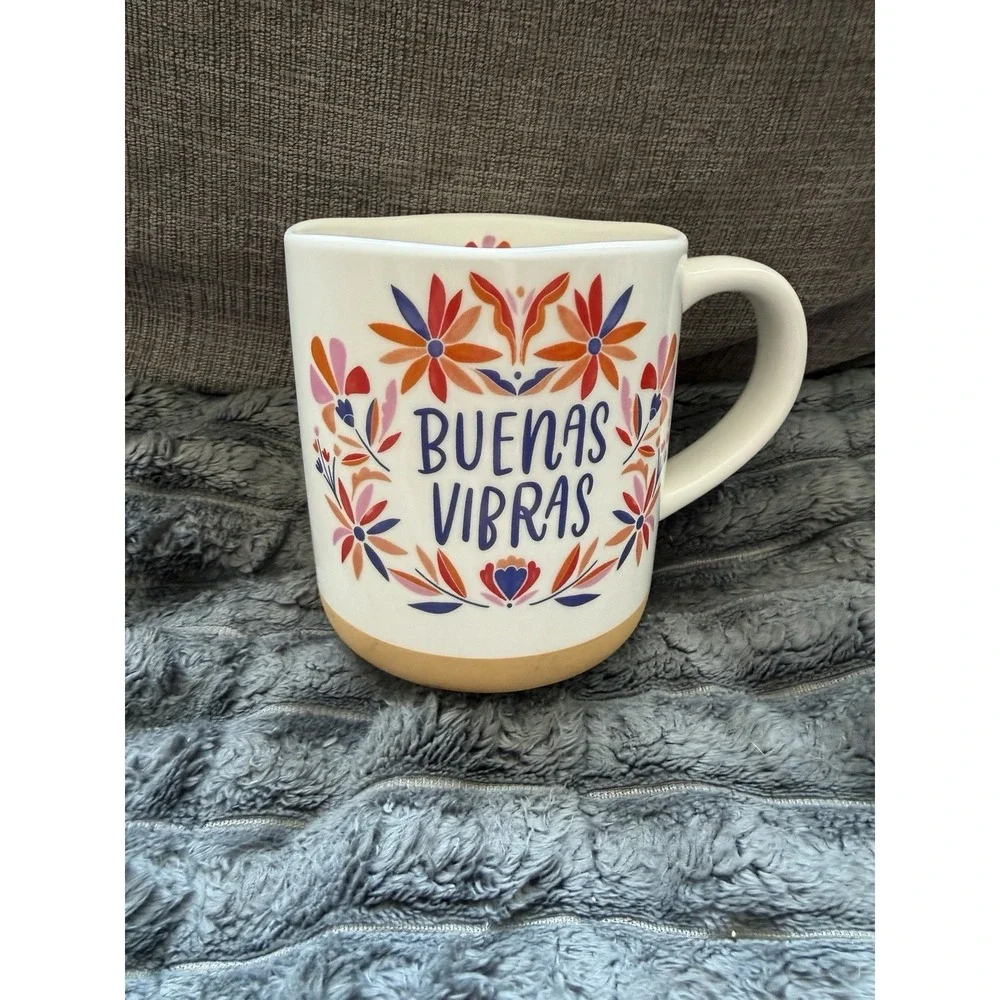 OPALHOUSE Target Stoneware Mug Buenas Vibras 